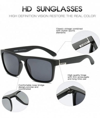 Aviator Classic Polarized Sunglasses for Men Women Retro 100% UV Protection Driving Sun Glasses D731 - CM198G9UE57 $20.54