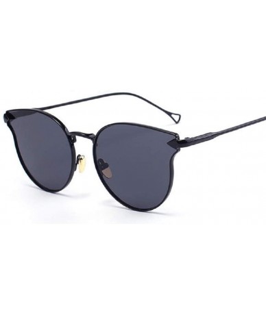 Oversized Cat Eyes Sunglasses for Women - Polarized Oversized Fashion Vintage - B - CO18RZIISGT $15.66