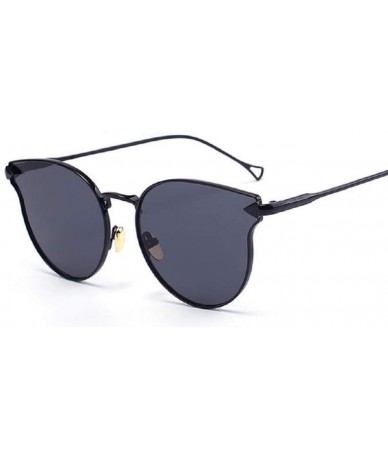 Oversized Cat Eyes Sunglasses for Women - Polarized Oversized Fashion Vintage - B - CO18RZIISGT $8.35