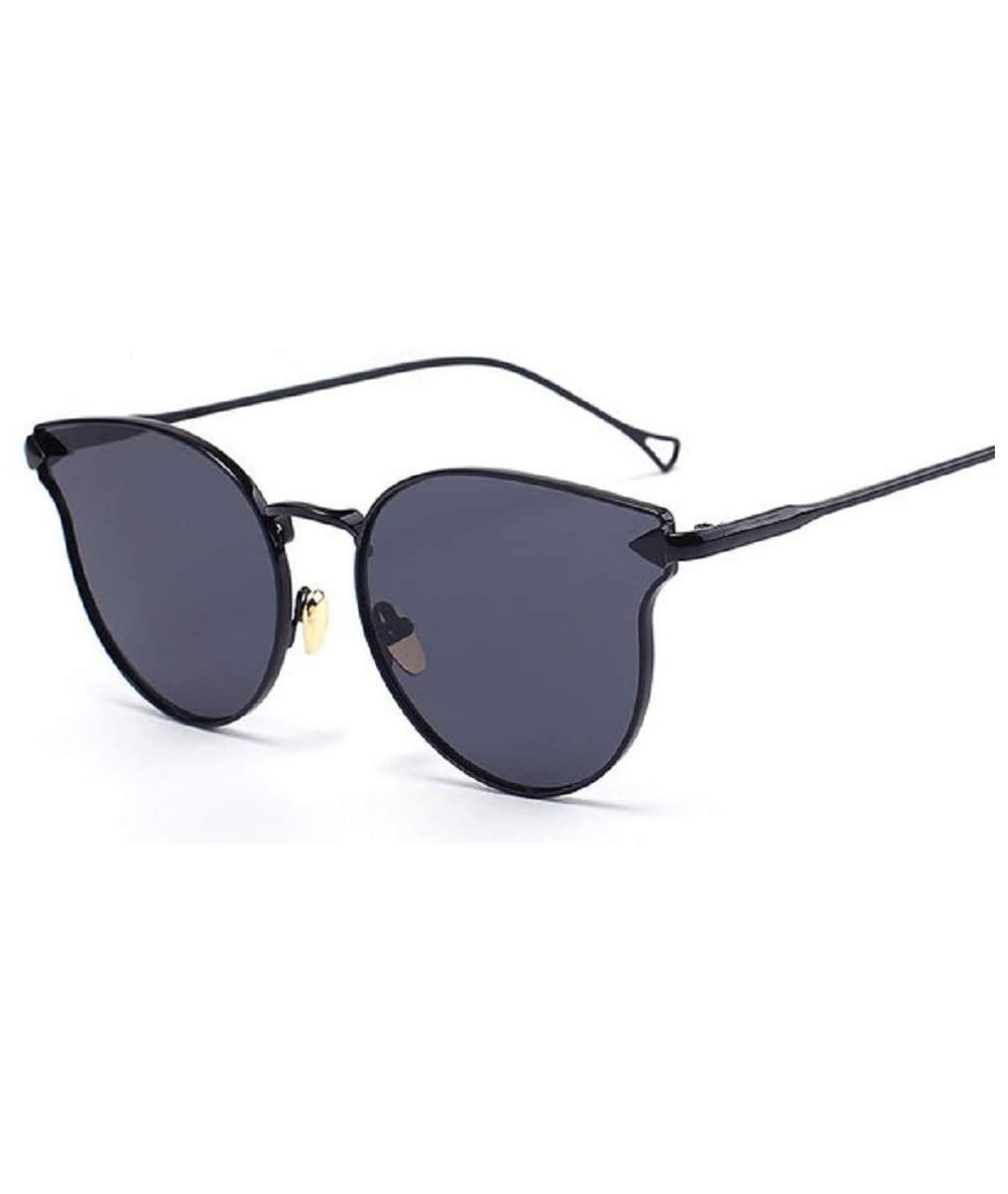 Oversized Cat Eyes Sunglasses for Women - Polarized Oversized Fashion Vintage - B - CO18RZIISGT $8.35
