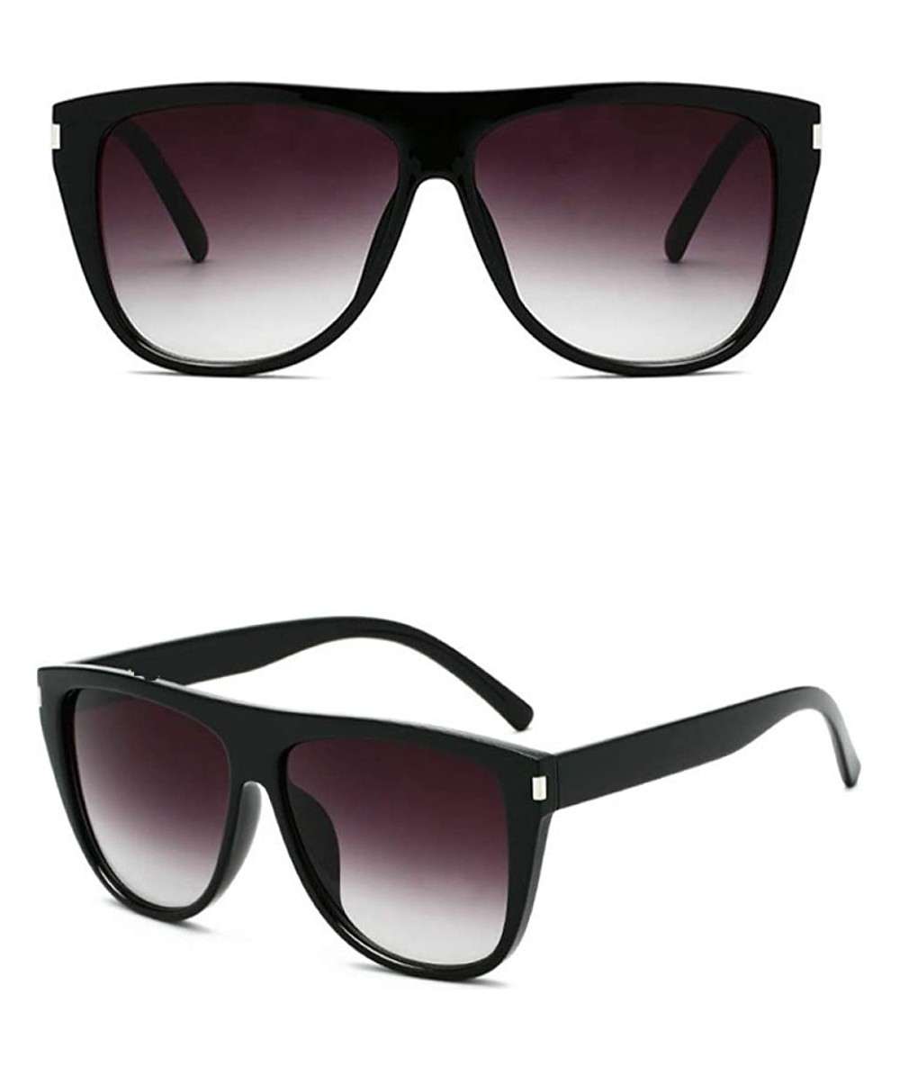 Oversized Oversized Sunglasses Women Retro Frames Sunglasses Women Fashion Big Glasses - CY198QKA6I2 $70.49