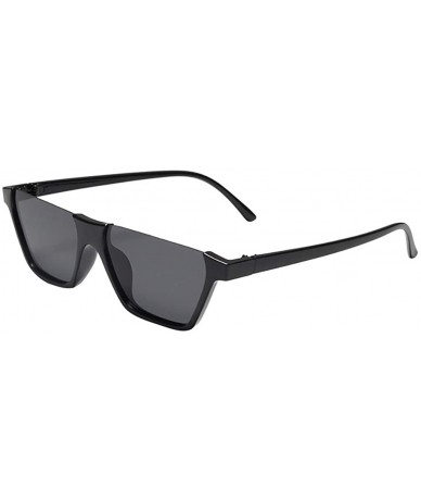 Oversized Women's HOT Fashion Polarized Sunglasses Female Ultra Light Retro Eyewear - Black - CH18OAW8EMT $19.39
