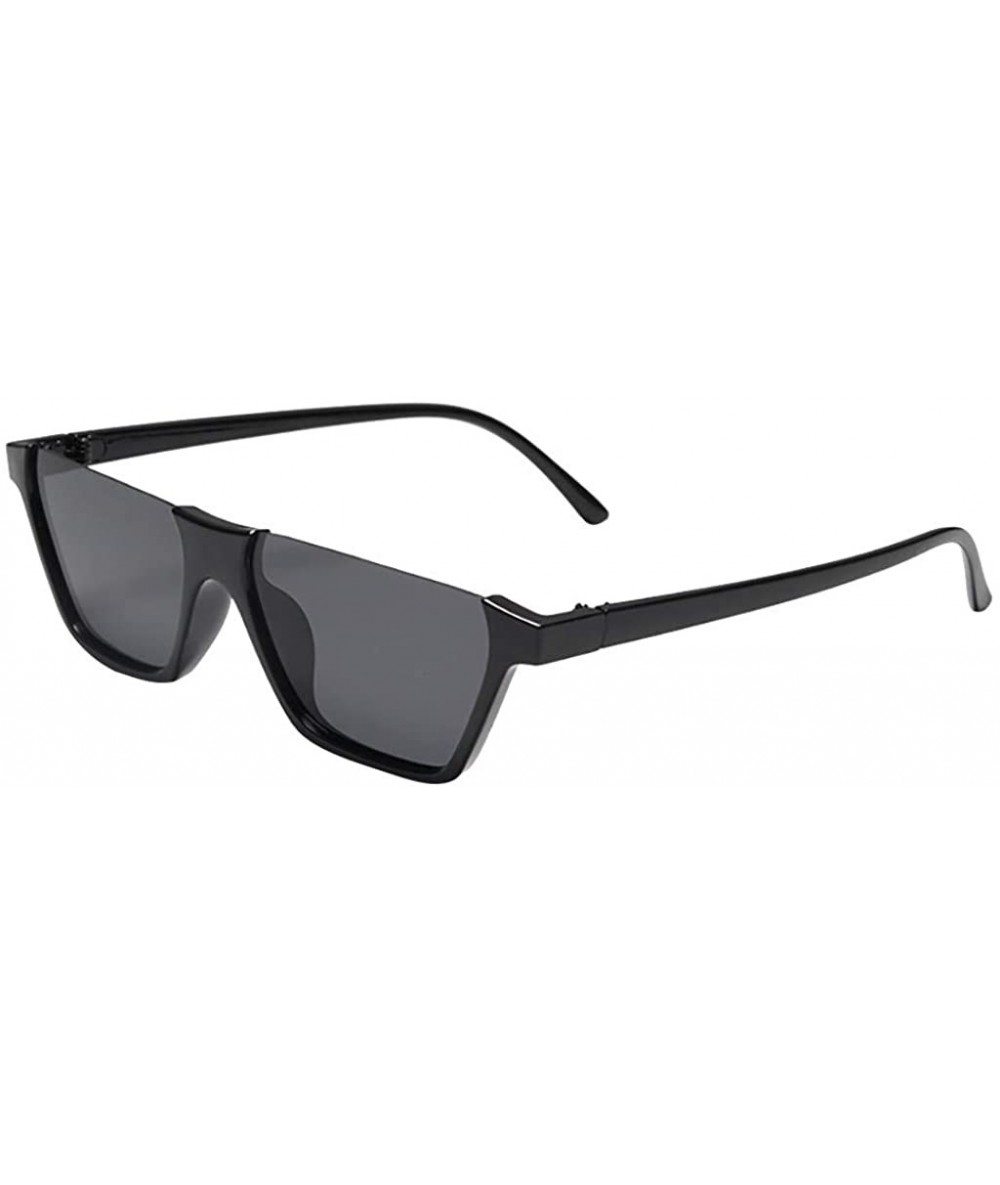 Oversized Women's HOT Fashion Polarized Sunglasses Female Ultra Light Retro Eyewear - Black - CH18OAW8EMT $10.46