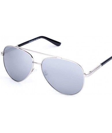 Aviator Fashion Men Sunglasses Pilot Style Oval Metal Frame TAC Polarized Eyewear Grey - Grey - CL18YKUNYA7 $19.79