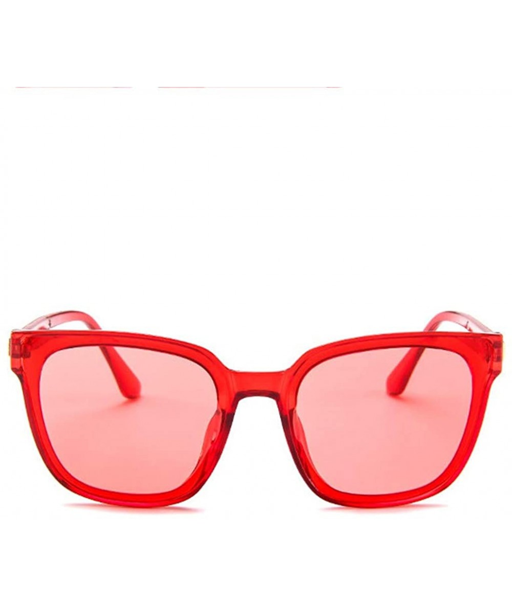 Goggle Classic Polarized Sunglasses resistance Mirrored - Red - CF196EZIMTQ $15.20