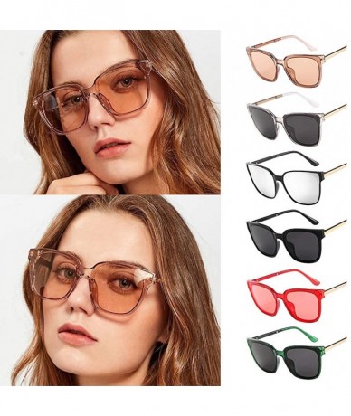 Goggle Classic Polarized Sunglasses resistance Mirrored - Red - CF196EZIMTQ $15.20