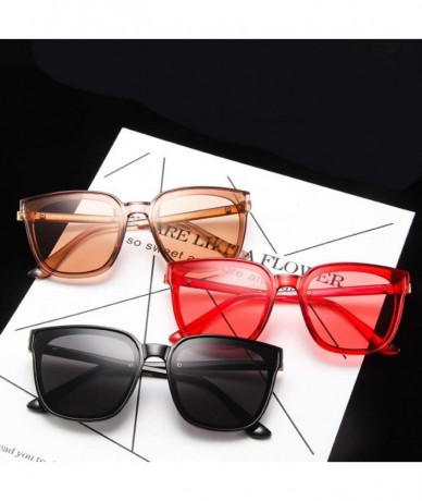 Goggle Classic Polarized Sunglasses resistance Mirrored - Red - CF196EZIMTQ $15.20