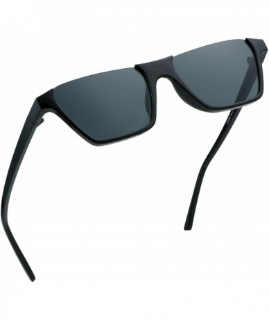 Oversized Oversize Multifunction Sunglasses-UV400 Protection-Retro for Men/Women - Z3298_black Grey - CM193ZZHO79 $15.72