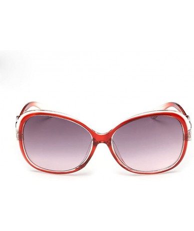 Oversized Glasses- Fashion Women Men Double Ring Decoration Shades Sunglasses Integrated UV - 3897g - CS18RQA5WLT $21.05