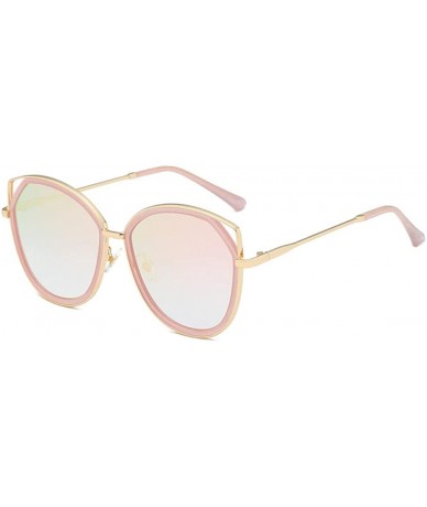 Aviator Personality Trend Sunglasses Unisex Style Sunglasses - CP18X857K0M $86.04