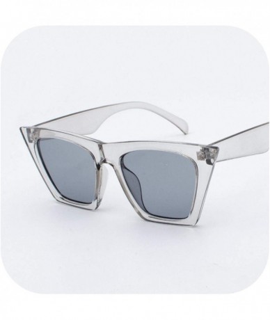 Oversized Fashion Women Square Sunglasses Luxury Mirror Retro Big Men Vintage - 7 - C6198A00E5U $32.09