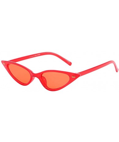 Rimless Unisex Fashion Small Frame Sunglasses Vintage Retro Style Cat Eye Sun Glasses Outdoors Travel Eyewear - B - CX196IQIL...