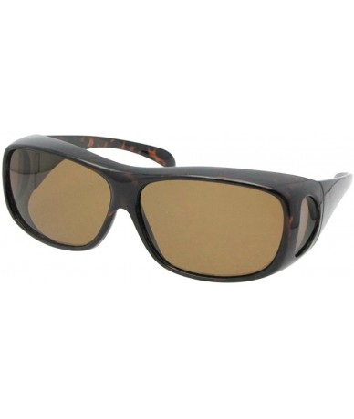 Rectangular Medium Polarized Fit Over Sunglasses F1 - Tortoise-brown Lens - CB186M847T3 $17.82