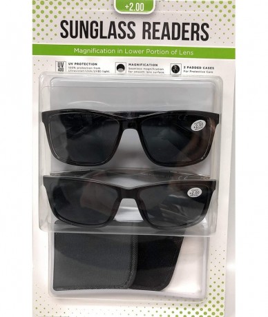 Sport Classic Unisex Sunglass Readers Invisible Bifocal Men Women with Eyewear Cases +1.25 - +2.75 - CV19342N65A $15.11