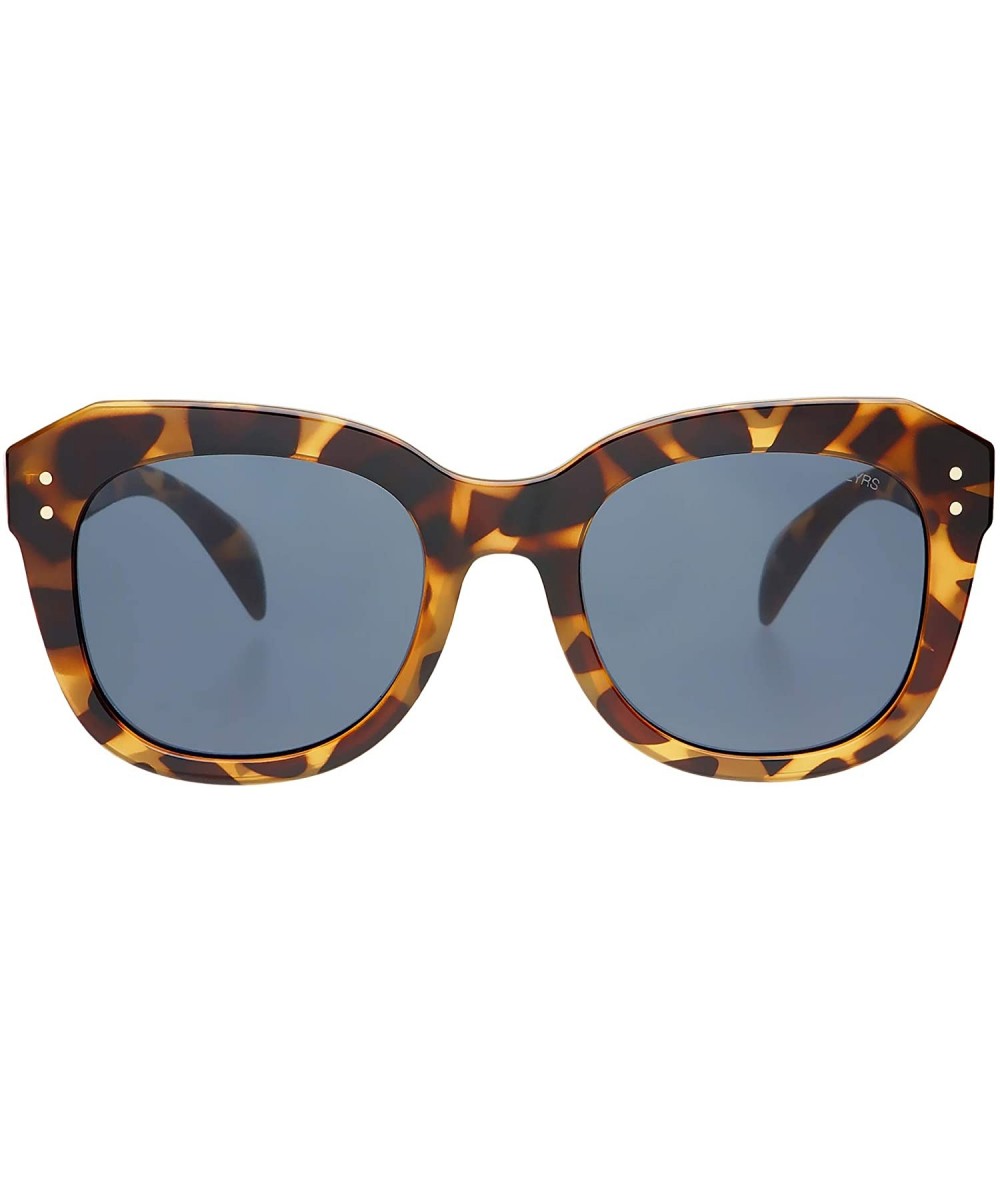 Oversized Sweet Peach Designer Fashion Oversized Womens Sunglasses - Tortoise - CO194RS6GUN $78.82