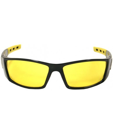 Sport Bikers Sports Wrap Sunglasses for Motorcycle- All Outdoor Sports 3466 - Yellow - C911LF01GN1 $9.56