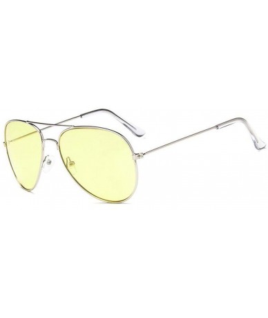 Oversized Clear Pink Sunglasses Women Men Ocean Blue Transparent Sun Glasses Candy Color Eyewear Pilot Lens Green - CV198AHYL...