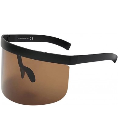 Oversized Oversized Frame Sunglasses for Women - Retro Polarized Glasses Big Frame Sunglasses Eyewear - D - CA196EU48WW $19.25