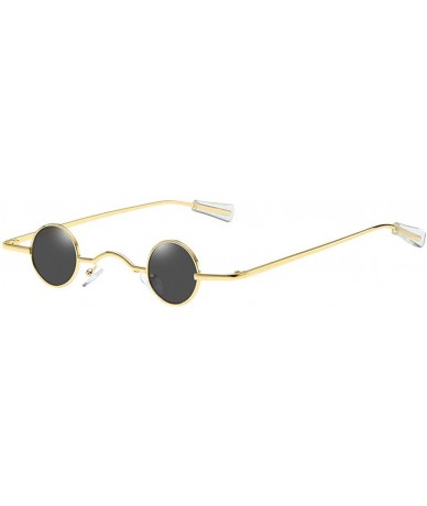 Rectangular Fashion Round Shape Sunglasses Man Women Hip Hop Sunglasses Shades Glasses Vintage Retro Sunglasses - CG199UU55E7...