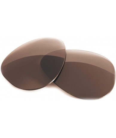 Aviator Polarized Replacement Lenses for Ray-Ban RB3025 Aviator Large (55mm) - Brown Polarized - CW11U902OOD $30.40