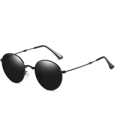 Rimless HD Vintage Classic Polarized Sunglasses for Men Women Around Rectangular Designer Style UV400 Protection - A - C5197A...