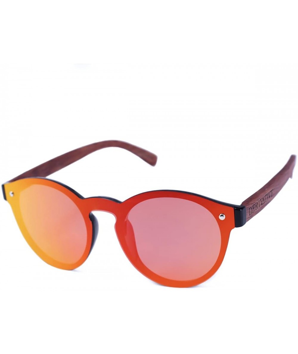 Round Round wood sunglasses - Red - CC18G76X04R $27.57