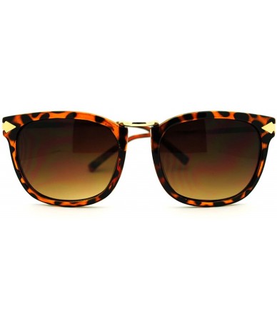 Square Womens Square Sunglasses Unique Arrow Design Fashion Shades - Tortoise - CJ11DQEYQIB $22.79