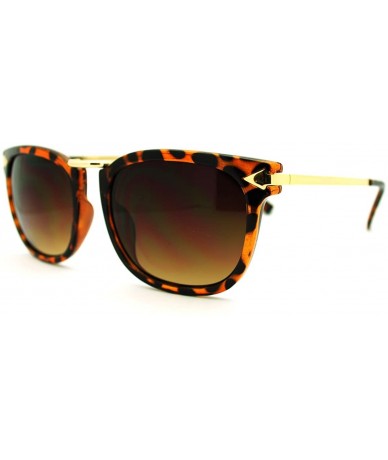 Square Womens Square Sunglasses Unique Arrow Design Fashion Shades - Tortoise - CJ11DQEYQIB $8.31