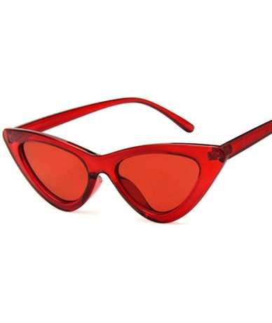 Aviator 2019 Cat Eye Fashion Sunglasses Women Fashion Vintage Small Glasses Woman Black - Champagne Tea - CC18Y2OK5CZ $8.78
