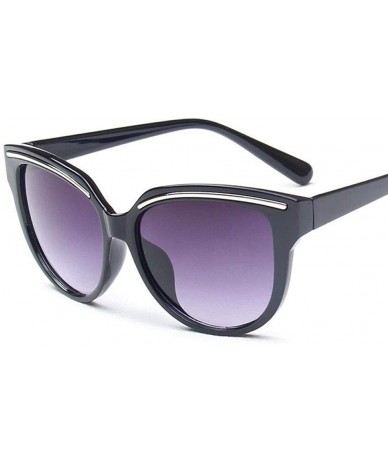 Aviator Vintage Sunglasses For Women Fashion Brand Designer Cat Eye Sun Random Color - Green - CV18YZTHUE7 $12.26