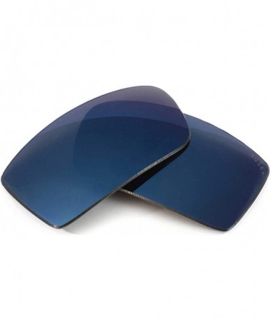 Rectangular Replacement Lenses for Oakley Casing (54mm) - Midnight Blue Mirror Polarized - C71862NGRRD $69.63