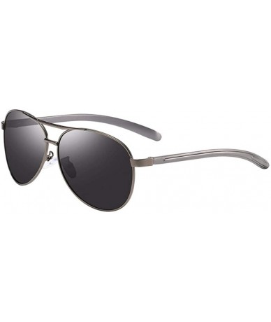 Aviator Direct Polarized Sunglasses Aluminum Magnesium Night Vision Glasses for Men - D - CS18Q0G6C2E $23.82