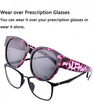 Oversized Polarized Oversized Fit over Sunglasses Over Prescription Glasses with Cat Eye Frame for Women&Men - CT18Q933YA4 $2...