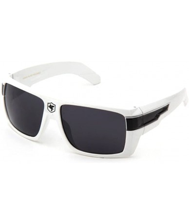 Wrap Men's Retro Sunglasses - White - CG118AK4IZL $22.10