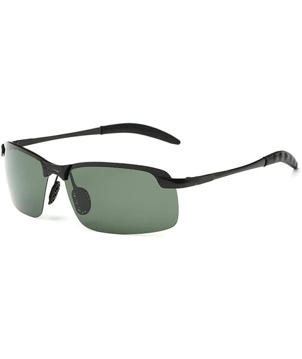 Aviator Sun Glasses Classic Retro Metal Frameless Men's Polarized UV400 Drive 8 - 4 - CW18YLZAYSX $9.66