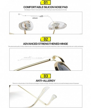 Wrap Anti-glare HD Night Driving Glasses Polarized Unisex Aviator Sunglasses - Gold Frame Yellow Lens - C6187YT7RW9 $36.04
