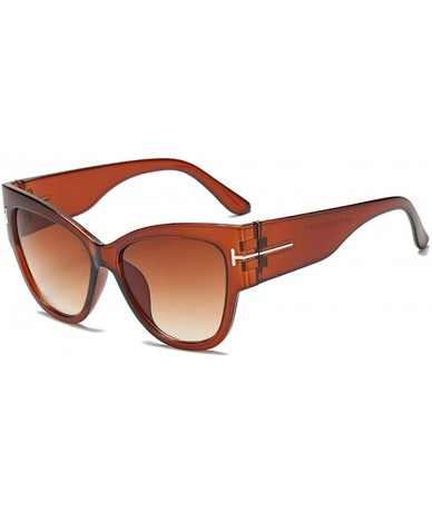 Oversized 2019 New Fashion Sunglasses Women Brand Designer Classic Fashion Sexy C2 - C3 - C118YZWC4X4 $17.96