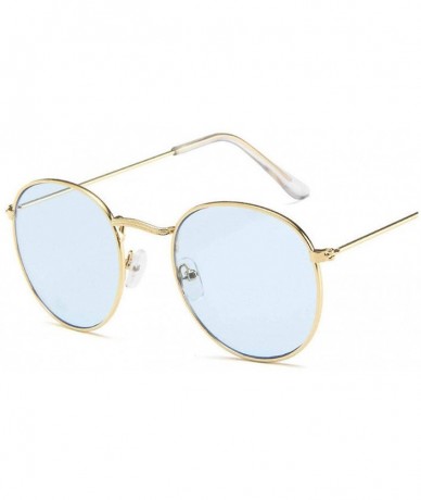 Oval Fashion Oval Sunglasses Women Designe Small Metal Frame Steampunk Retro Sun Glasses Oculos De Sol UV400 - CZ197A2CL07 $2...
