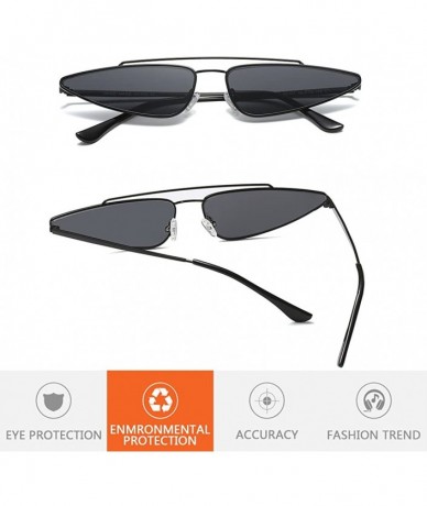 Wayfarer Fashion Eyes Frame Metal Sunglasses Men Women UV Protection for Outdoor - Pink - CS18G7ZWTS7 $21.56