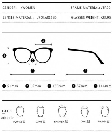 Cat Eye Vintage Cat Eye Sunglasses for Women - Polarized Mirror Lens Designer - Brown - CT1800DCMOI $26.27