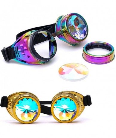 Rimless 2019 Most Wished!Womens Trendy Colorful Glasses for Party Eyewear Sunglasses - Gold - CQ18OZX5GZZ $10.96