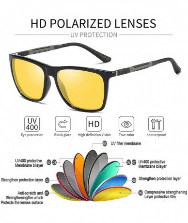 Oversized Classic Polarized Sunglasses for Women Oversized - Fashion Retro Sun Glass for Driving - 100% UV Protection - CS18Z...
