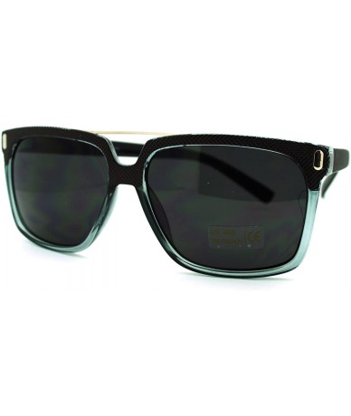 Square Unisex Retro Fashion Sunglasses Stylish Square Flat Top Shades - Gray (Translucent) - CZ11L7Z8925 $18.94