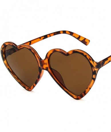 Goggle Women Cute Sexy Sun Glasses Fashion Love Heart Sunglasses Brand Designer Retro Vintage Cheap Red Shades - 7 - CW197A2H...