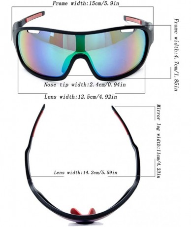 Sport Protection Polarized Sunglasses Interchangeable - Black - CE18Y2NE29S $20.01