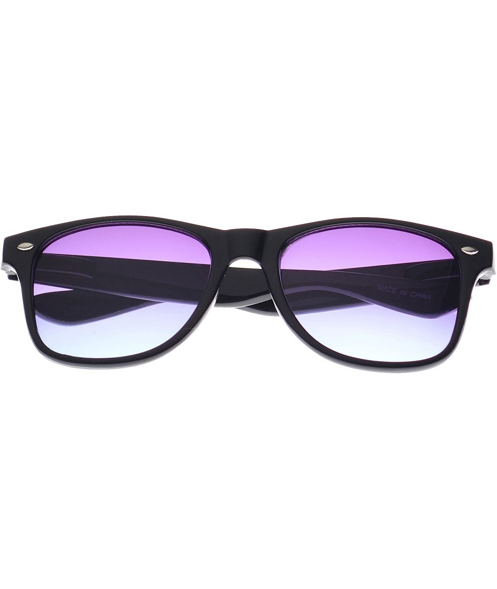 Wayfarer Sea Breeze Retro Square Sunglasses Ocean Lens Series UV400 - Purple - CK11NUXRYQT $8.56