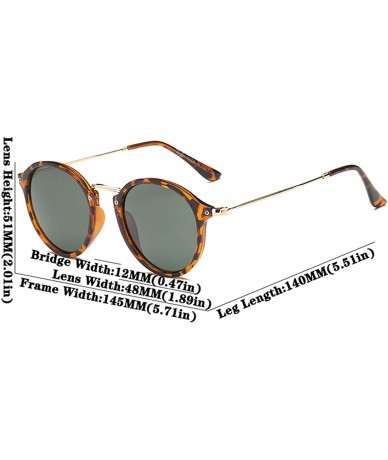 Oval Sunglasses Women/Men Vintage Round Sun Glasses Sunglass Lentes De Sol Hombre/UV400 - Ateg2447-2 - CQ19856OWK9 $32.87