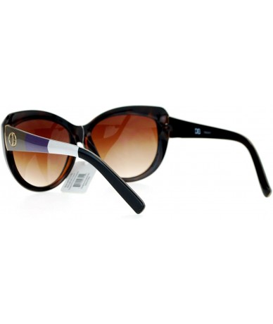 Oversized Womens Thick Plastic Cat Eye Designer Fashion Sunglasses - Grey - CB127FETNZ3 $10.94