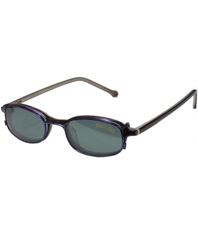Rectangular 913 Mens/Womens Designer Full-rim Sunglass Lens Clip-Ons Spring Hinges Eyeglasses/Glasses - Plum / Beige - CF121H...