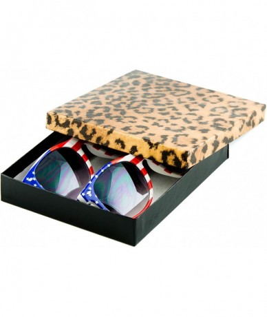 Round Men Women Sunglasses Pop Color Frame Mirror Lens Gift Box Set - Style 11 - CW11KRZBP13 $11.42